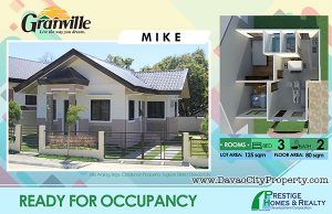 Granville 1 Ready to Occupy Catalunan Pequeno House and Lot Davao City House MIKE Model