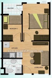 2-Bedrooms-Unit-Layout-Seawind-Damosa-Land-Condominium-at-Sasa-11-Davao-City-