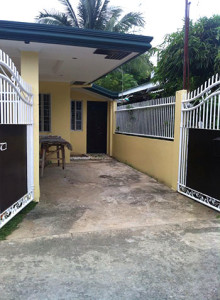 parking area that can fit auv car House and Lot for SALE at Wellspring Subdivision Catalunan Pequeno Davao City