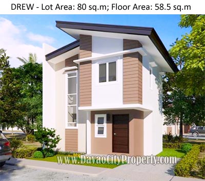 DREW – 2 Storey 2 Bedrooms 1 Toilet at Uraya Residences Catalunan Grande Davao