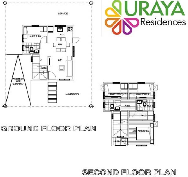 Marie-Floor-Plan2-Storey-Uraya-Residences-Subdivision-in-Catalunan-Grande-Davao
