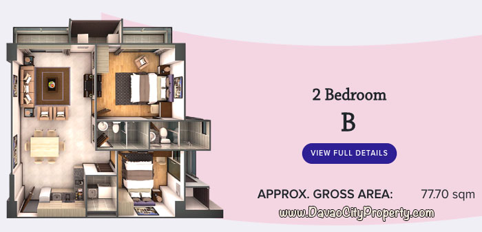 2 bedrooms B Legacy Leisure Residences Maa Davao Condo DavaoCityProperty