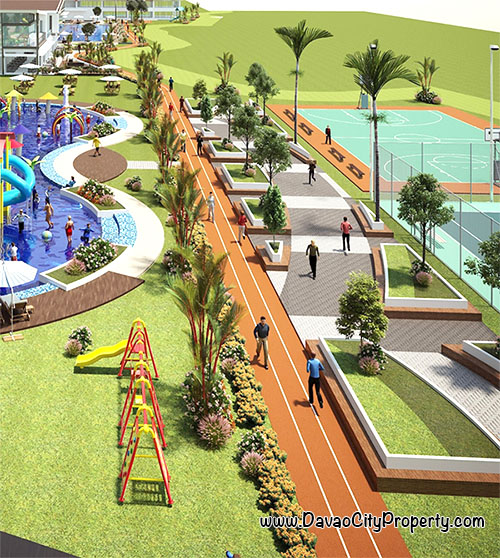 Jogging track Amenities Legacy Leisure Residences Maa Davao Condo DavaoCityProperty