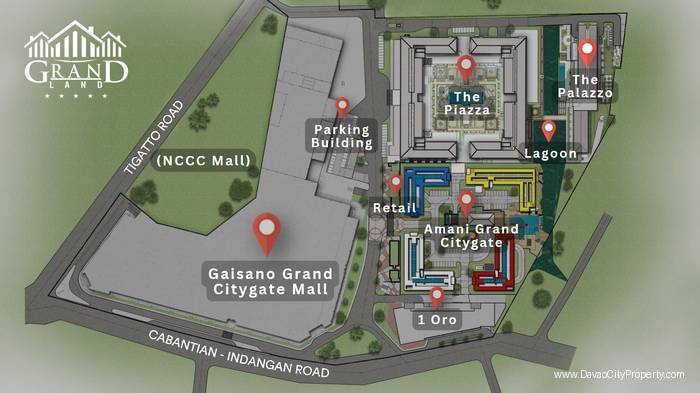 Amani Grand City Gate Piazza Palazzo Davao Condo in Buhanging